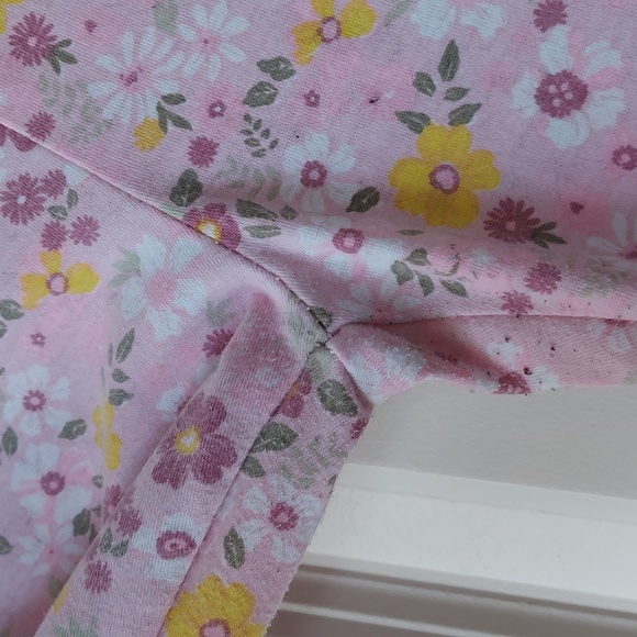 One Step Up pants medium pink with flower print - Picture 3 of 6